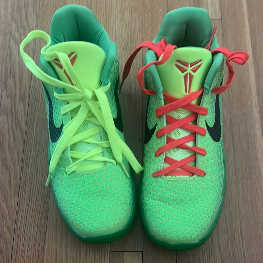 Nike Kids Green Basketball Shoes